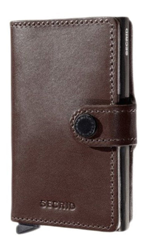 Secrid Premium Miniwallet Dusk Dark Brown - STANGA Pelletteria