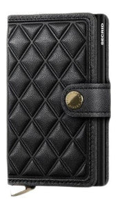 Secrid Premium Miniwallet Emboss Diamond Black - STANGA Pelletteria