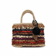 Carica l'immagine nel visualizzatore di Gallery, Afar Keisha Small Borsa Rafia Multiland
