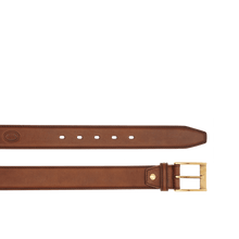 Carica l'immagine nel visualizzatore di Gallery, The Bridge Cintura Uomo Story Marrone/Oro - STANGA Pelletteria

