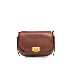 Carica l'immagine nel visualizzatore di Gallery, The Bridge Crossbody Marrone - STANGA Pelletteria
