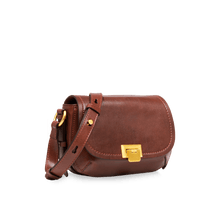 Carica l'immagine nel visualizzatore di Gallery, The Bridge Crossbody Marrone - STANGA Pelletteria
