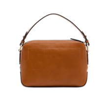 Carica l'immagine nel visualizzatore di Gallery, The Bridge Larissa Camera Case Cognac Oro - STANGA Pelletteria

