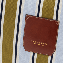 Carica l'immagine nel visualizzatore di Gallery, The Bridge Luna Beach Bag Riga Multi - Marrone - STANGA Pelletteria
