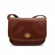 Carica l'immagine nel visualizzatore di Gallery, The Bridge Stodo Borsa a Tracolla Marrone - STANGA Pelletteria
