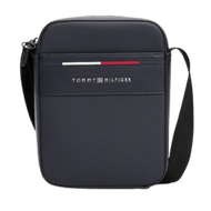 Tommy Hilfiger Borsa reporter Signature con tracolla Space Blue - STANGA Pelletteria