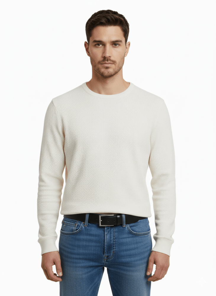 Tommy Hilfiger Cintura Denton in Pelle con Bandierina Nero - STANGA Pelletteria