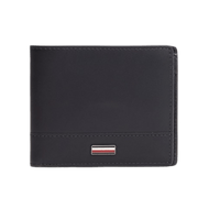 Tommy Hilfiger Portafogli bifold Corporate in pelle liscia Space Blue - STANGA Pelletteria