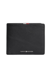 Carica l&#39;immagine nel visualizzatore di Gallery, Tommy Hilfiger Portafogli Bifold Corporate in pelle Nero - STANGA Pelletteria
