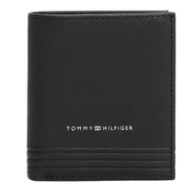 Carica l&#39;immagine nel visualizzatore di Gallery, Tommy Hilfiger Portafogli bifold TH Business in pelle Black - STANGA Pelletteria
