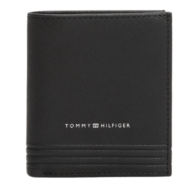 Tommy Hilfiger Portafogli bifold TH Business in pelle Black - STANGA Pelletteria