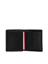 Carica l&#39;immagine nel visualizzatore di Gallery, Tommy Hilfiger Portafogli Trifold Corporate in Pelle Nero - STANGA Pelletteria
