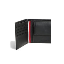 Carica l'immagine nel visualizzatore di Gallery, Tommy Hilfiger Portafoglio Bifold Corporate Con Moneta Black - STANGA Pelletteria
