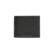 Carica l'immagine nel visualizzatore di Gallery, Tommy Hilfiger Portafoglio Bifold Corporate Con Moneta Black - STANGA Pelletteria
