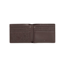 Carica l'immagine nel visualizzatore di Gallery, Tommy Hilfiger Portafoglio Bifold TH Monogram Coffee Bean - STANGA Pelletteria
