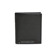 Carica l'immagine nel visualizzatore di Gallery, Tommy Hilfiger Portafoglio Tifold Corporate Black - STANGA Pelletteria
