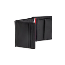 Carica l'immagine nel visualizzatore di Gallery, Tommy Hilfiger Portafoglio Tifold Corporate Black - STANGA Pelletteria
