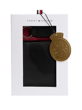 Carica l&#39;immagine nel visualizzatore di Gallery, Tommy Hilfiger Set Regalo Portafogli e Portachiavi in Pelle Nero - STANGA Pelletteria
