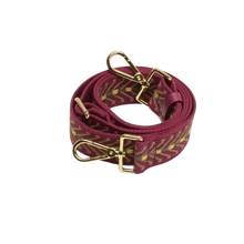 Carica l&#39;immagine nel visualizzatore di Gallery, Tracolla Nastro Coccinelle Twill Mantas Multi Sangria - STANGA Pelletteria

