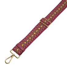 Carica l&#39;immagine nel visualizzatore di Gallery, Tracolla Nastro Coccinelle Twill Mantas Multi Sangria - STANGA Pelletteria
