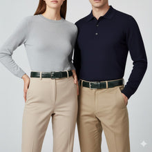 Carica l&#39;immagine nel visualizzatore di Gallery, Orciani Cintura classica Cocco Fianco Lucido  3 cm Verde
