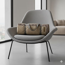 Carica l&#39;immagine nel visualizzatore di Gallery, Borbonese Home Plaid Plaid di cotone OPLA’ Tortora
