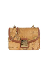 Alviero Martini 1^ A Classe Tracollina Con Patta E Chiusura Geo Classic E024 - STANGA Pelletteria