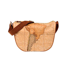 Carica l&#39;immagine nel visualizzatore di Gallery, Alviero Martini 1^ Classe Borsa Piccola a Mezzaluna &quot;Geo Soft&quot; N095 - STANGA Pelletteria
