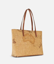 Carica l&#39;immagine nel visualizzatore di Gallery, Alviero Martini 1^ Classe Borsa Shopper Con Tasca Geo Classic E018 - STANGA Pelletteria
