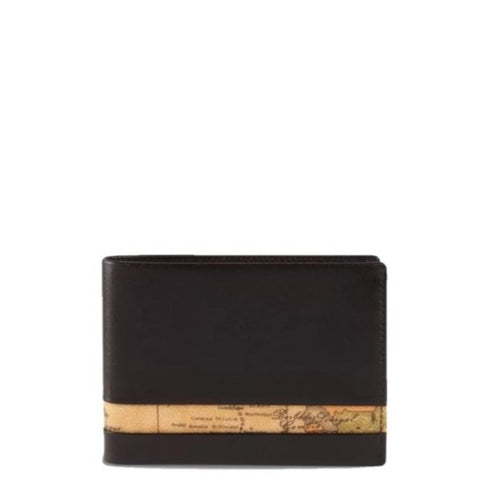 Alviero Martini 1^ Classe portafoglio in pelle da uomo Nero Geo Classic W143 - STANGA Pelletteria
