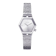 Alviero Martini 1^ Classe Salina orologio con cinturino in accaio inossidabile Argento - STANGA Pelletteria