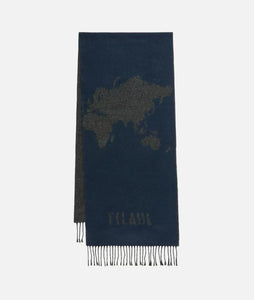 Alviero Martini 1^ Classe Sciarpa Geo Pieno Blu Notte S378 - STANGA Pelletteria