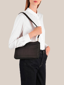 Borbonese Borsa Tracolla Small Dark Black - STANGA Pelletteria