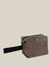 Carica l&#39;immagine nel visualizzatore di Gallery, Borbonese Cosmetic Case Con Maniglia Small Op Natural Black - STANGA Pelletteria
