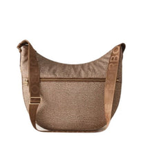 Carica l&#39;immagine nel visualizzatore di Gallery, Borbonese Luna Bag Medium Beige/Marrone - STANGA Pelletteria
