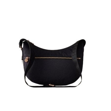 Borbonese Luna Bag Small Dark Black - STANGA Pelletteria