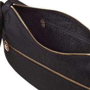 Borbonese Luna Bag Small Dark Black - STANGA Pelletteria