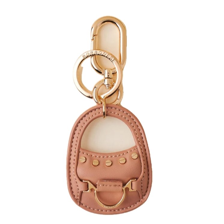 Borbonese Portachiavi Charm 110 Bag Blush - STANGA Pelletteria