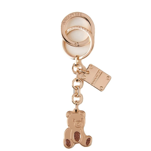 Borbonese Portachiavi Orso Light Gold Free / Op Naturale - STANGA Pelletteria
