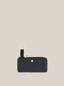 Borbonese Portachiavi Zip Con Anello Black - STANGA Pelletteria
