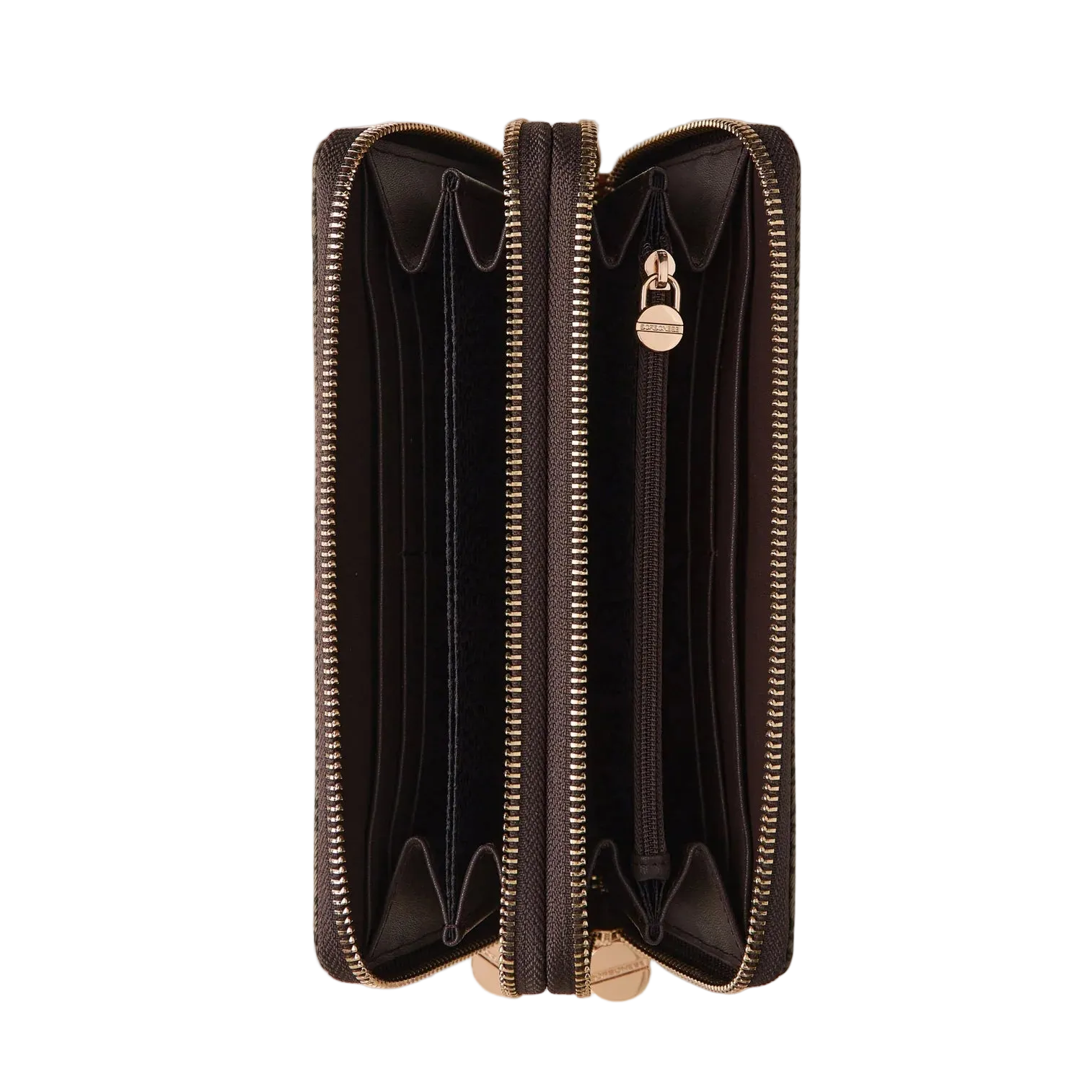 Borbonese Portafoglio Large Doppia Zip Op Natural/Black – STANGA