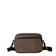 Borbonese Portrait Camera Case Small Op Natural Black - STANGA Pelletteria