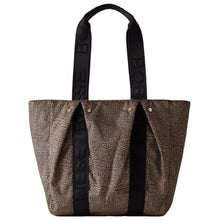 Carica l&#39;immagine nel visualizzatore di Gallery, Borbonese Shopper Cloudette Medium Op/Naturale Nero - STANGA Pelletteria
