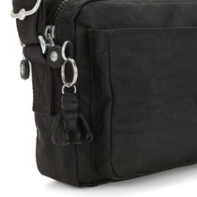 Carica l&#39;immagine nel visualizzatore di Gallery, Borsa Kipling Media con tracolla regolabile Abanu M Black Noir - STANGA Pelletteria
