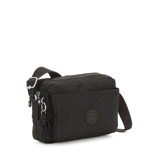 Borsa Kipling Media con tracolla regolabile Abanu M Black Noir - STANGA Pelletteria