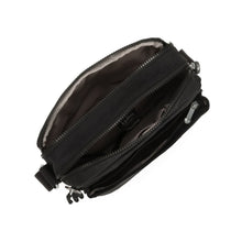 Carica l&#39;immagine nel visualizzatore di Gallery, Borsa Kipling Media con tracolla regolabile Abanu M Black Noir - STANGA Pelletteria
