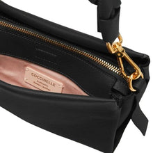 Carica l&#39;immagine nel visualizzatore di Gallery, Coccinelle Boheme Small Nero/Cuir - STANGA Pelletteria
