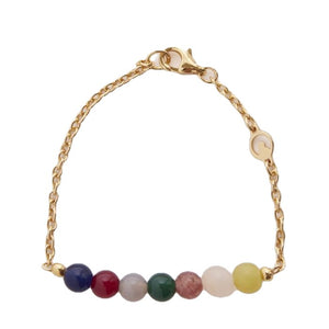 Coccinelle Bracciale Color Pearls Gold Multicolor - STANGA Pelletteria