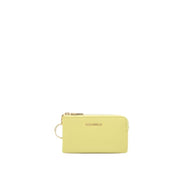 Coccinelle Bustina Con Anello Metallic Soft Lime Wash - STANGA Pelletteria