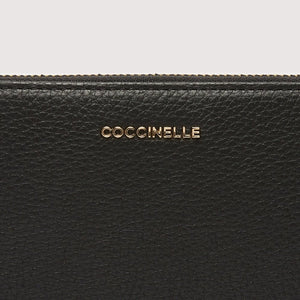 Coccinelle Metallic Soft Noir - STANGA Pelletteria